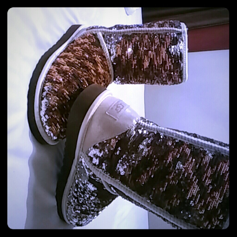 sequin uggs
